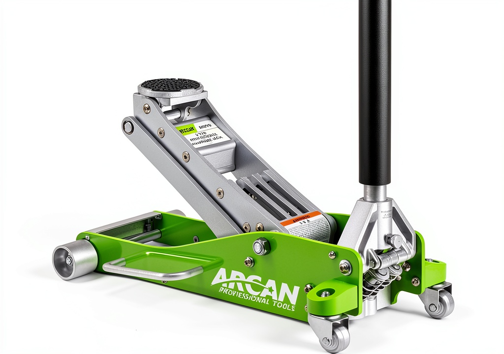 ARCAN 3 Ton Aluminum Floor Jack in use