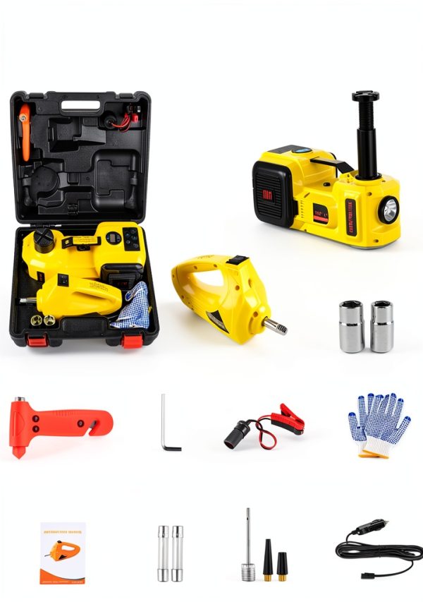 KACOLA 5 Ton Floor Jack Yellow Model CJ00001 Electric-7