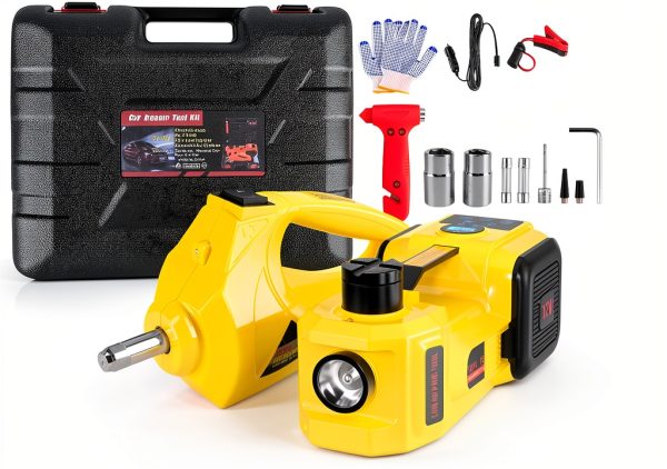 KACOLA 5 Ton Floor Jack Yellow Model CJ00001 Electric-0
