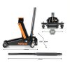 Floor Jack AV Steel 3 Ton Quick Lift Heavy Duty-3