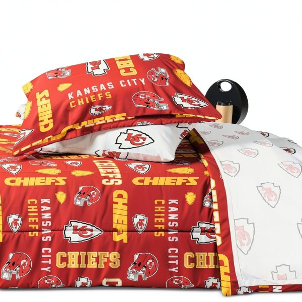 NFL Team Logo Bed In a Bag Comforter FOCO Polyester-3