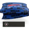 NFL Team Color Big Logo Bedding Standard 2-Pack Pillowcases-2