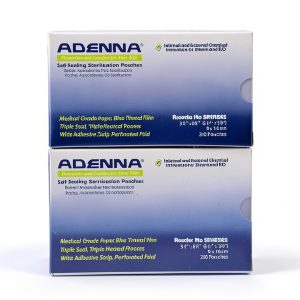 Adenna Sterilization Pouch SPH3565 Seal 3.5x5.25 Inch Blue Tint Paper-0