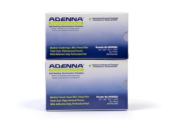 Adenna Sterilization Pouch SPH3565 Seal 3.5x5.25 Inch Blue Tint Paper-0