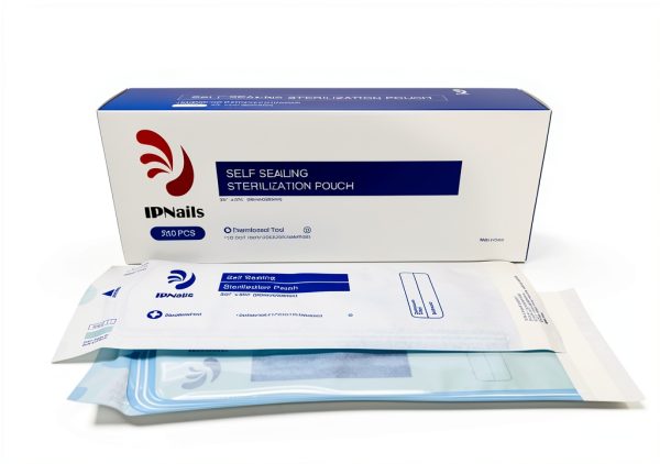 Sterilization Pouches Ipnails 200 Self‑Sealing Indicator Pack-0