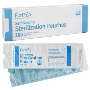 ForPro Self Sealing Sterilization Pouches 4.25x12 200 Count Latex-Free-0