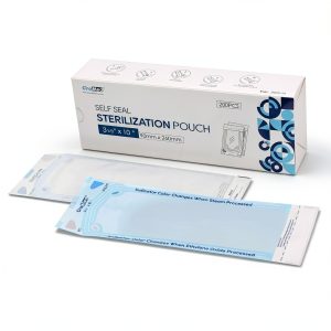 200 Pouches Dental Self-Sealing Sterilization Pouches 3.5x10 inch 200/Box 1 Box-0